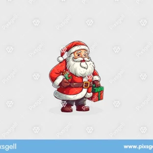 Cute Santa Claus Vector