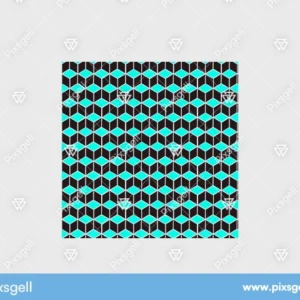 2D Cubes Pattern Vector