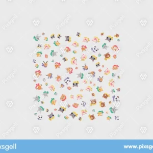 Animal Faces Vector