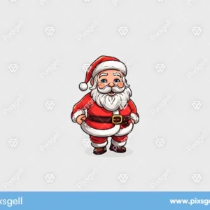 Santa Cartoon Vector