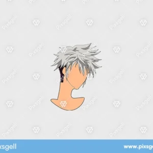 Anime Style Hair Vector