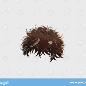 Anime Style Male Hair Vector