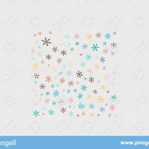 Asterisk Star Flower Pattern