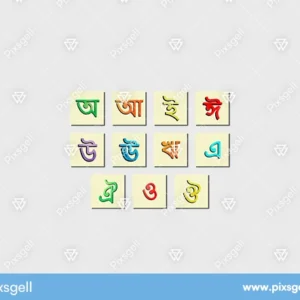 Bengali Fonts Vector