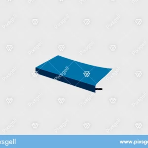 Blue Notebook Illustration