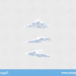 Cartoon Cloud Vector Illustration