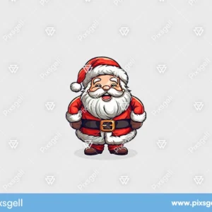 Charming Santa Vector