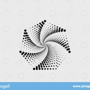 Dotted Spiral Vector