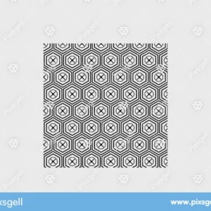 Geometric shape pattern vector