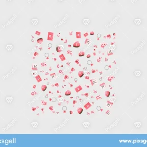 Love Pattern Vector