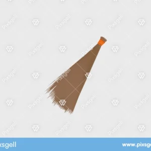 Realistic Broom Vector