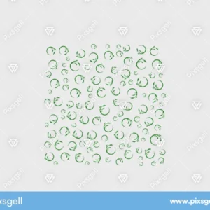 spring leaves vector pattern