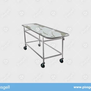 stretcher patient trolley vector