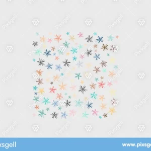 vibrant stars pattern vector